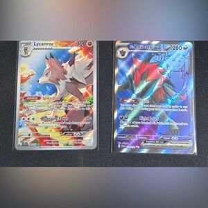 N’s Zoroark EX #175 Lycanroc #166 Pokémon Cards